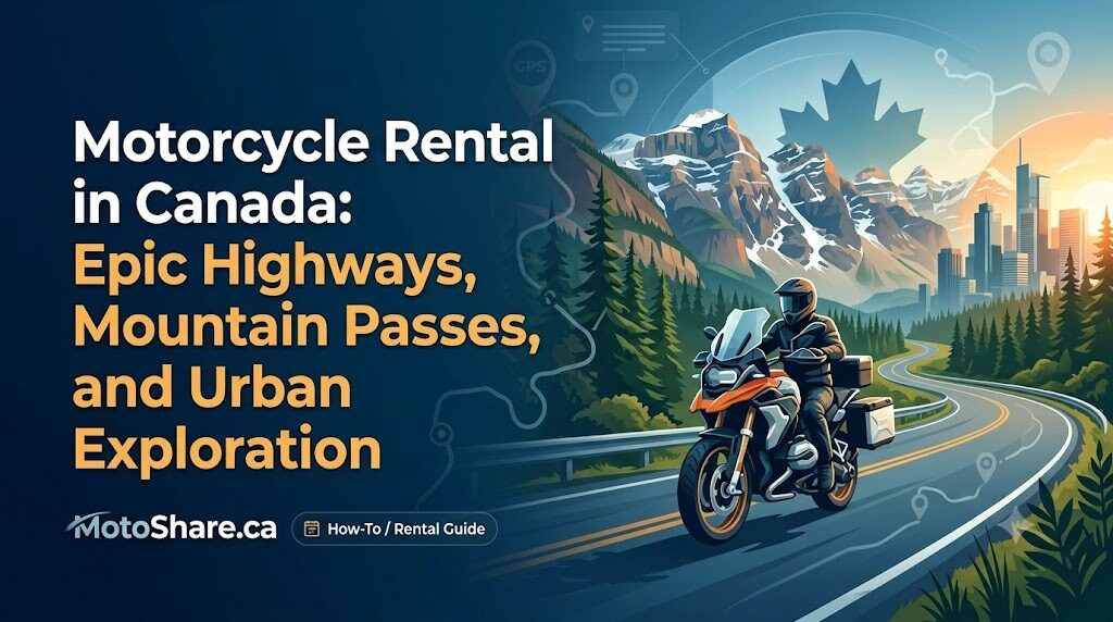 Motorcycle Rental in Canada: Epic Highways, Mountain Passes, and Urban Exploration